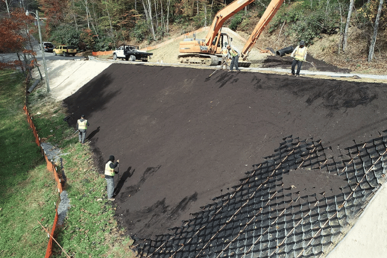Erosion Control on Steep Slopes BaseCore™