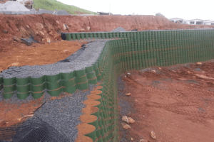 retaining wall base preparation