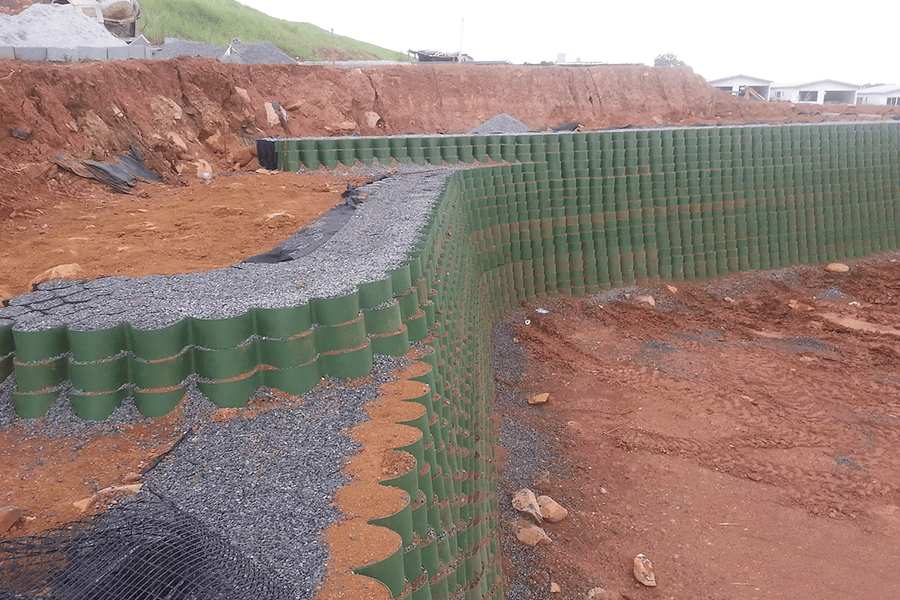 retaining wall base preparation