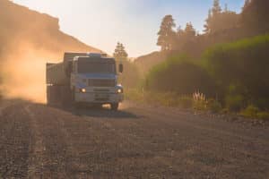 dust control on gravel roads