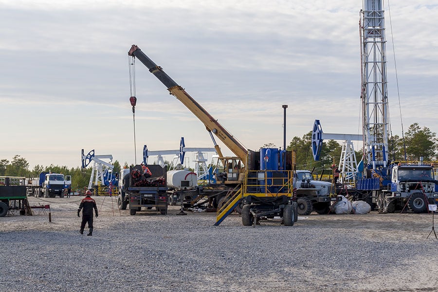 oilfield road construction