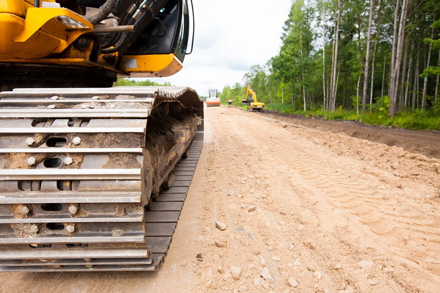 temporary access road construction