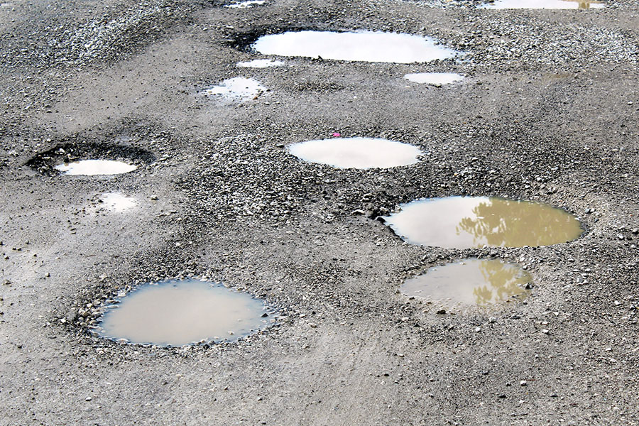 how to prevent potholes in driveways