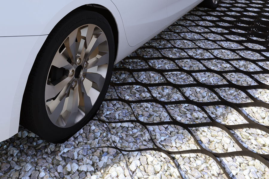 ADA-compliant parking lots