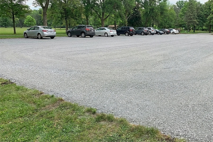 ADA-compliant parking lots