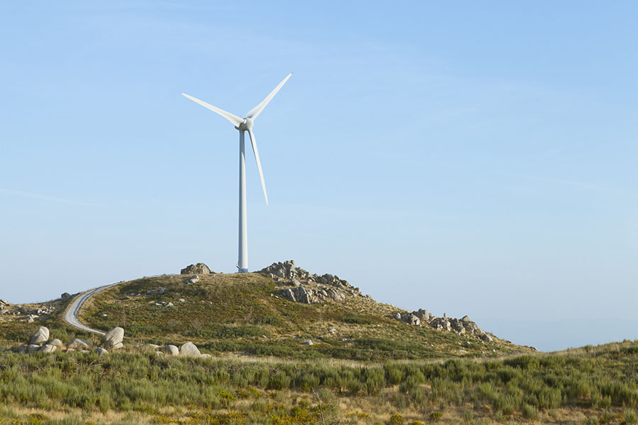 geocell for turbine access roads