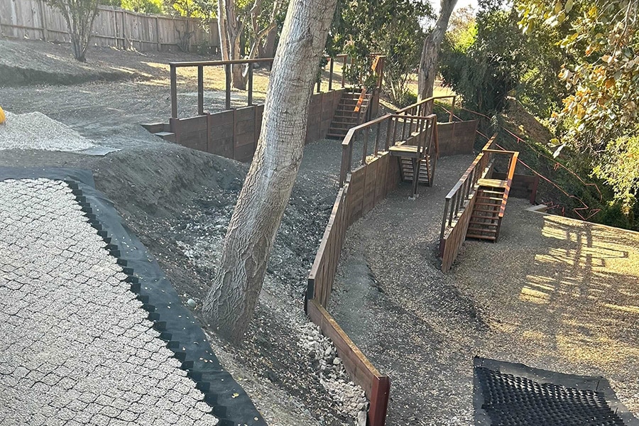 gravel grid for parks