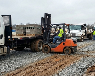 loading/unloading and congested lanes