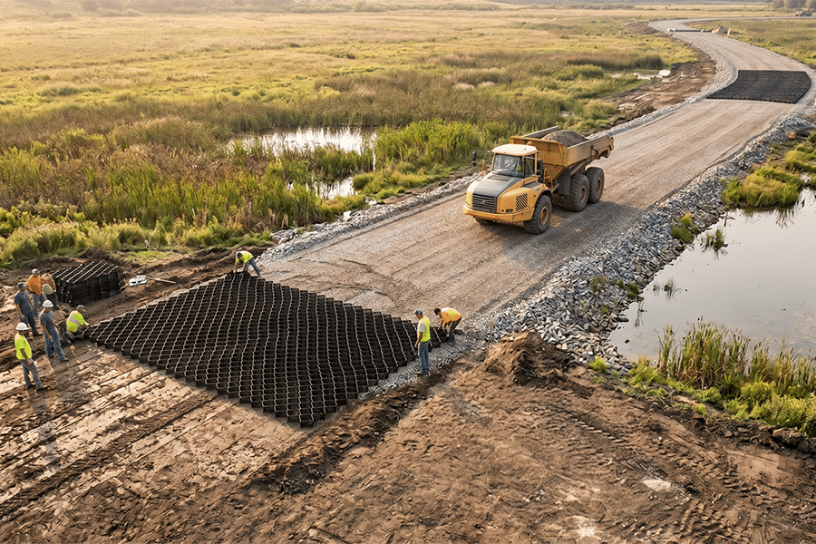 eco-friendly temporary road solutions