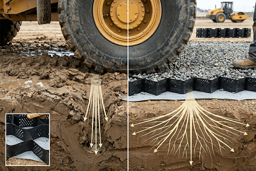 load distribution in soil